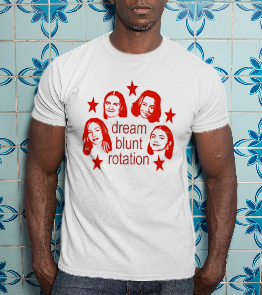 Yard Sale Girls Dream Blunt Rotation Faces And Stars T-Shirt