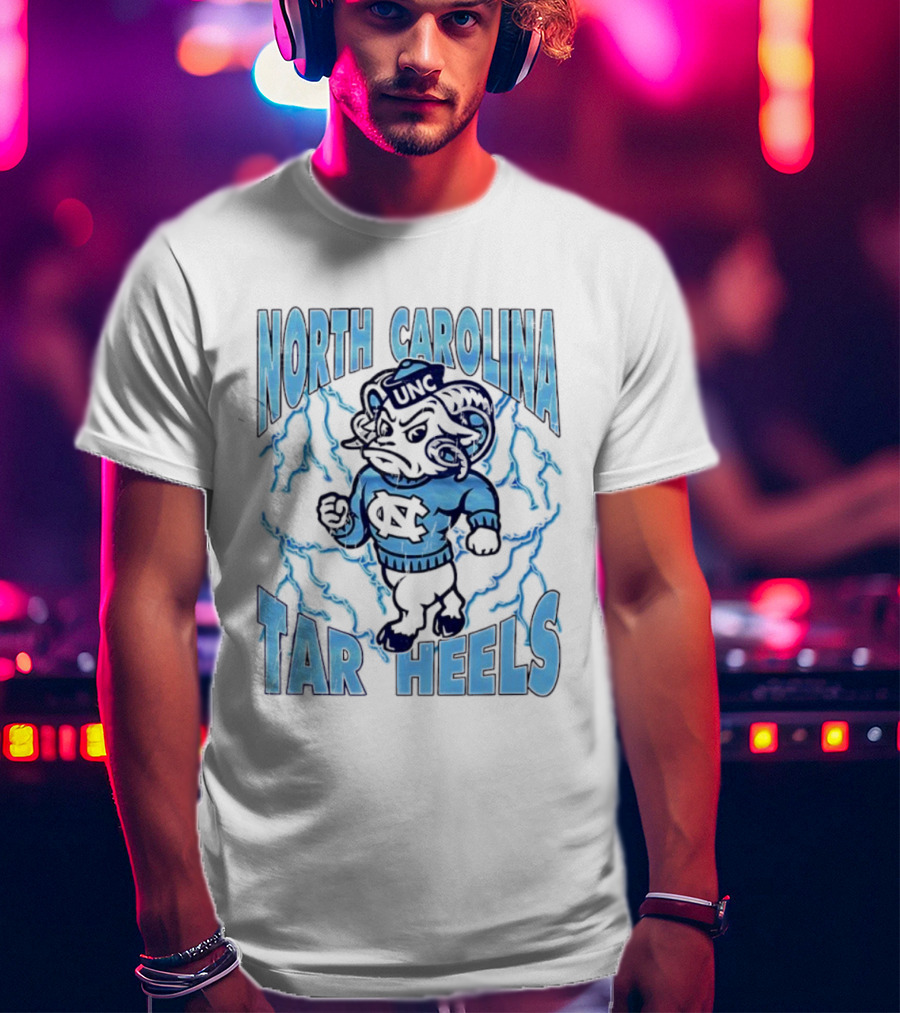 North Carolina Tar Heels Rameses Mascot UNC Logo T-Shirt