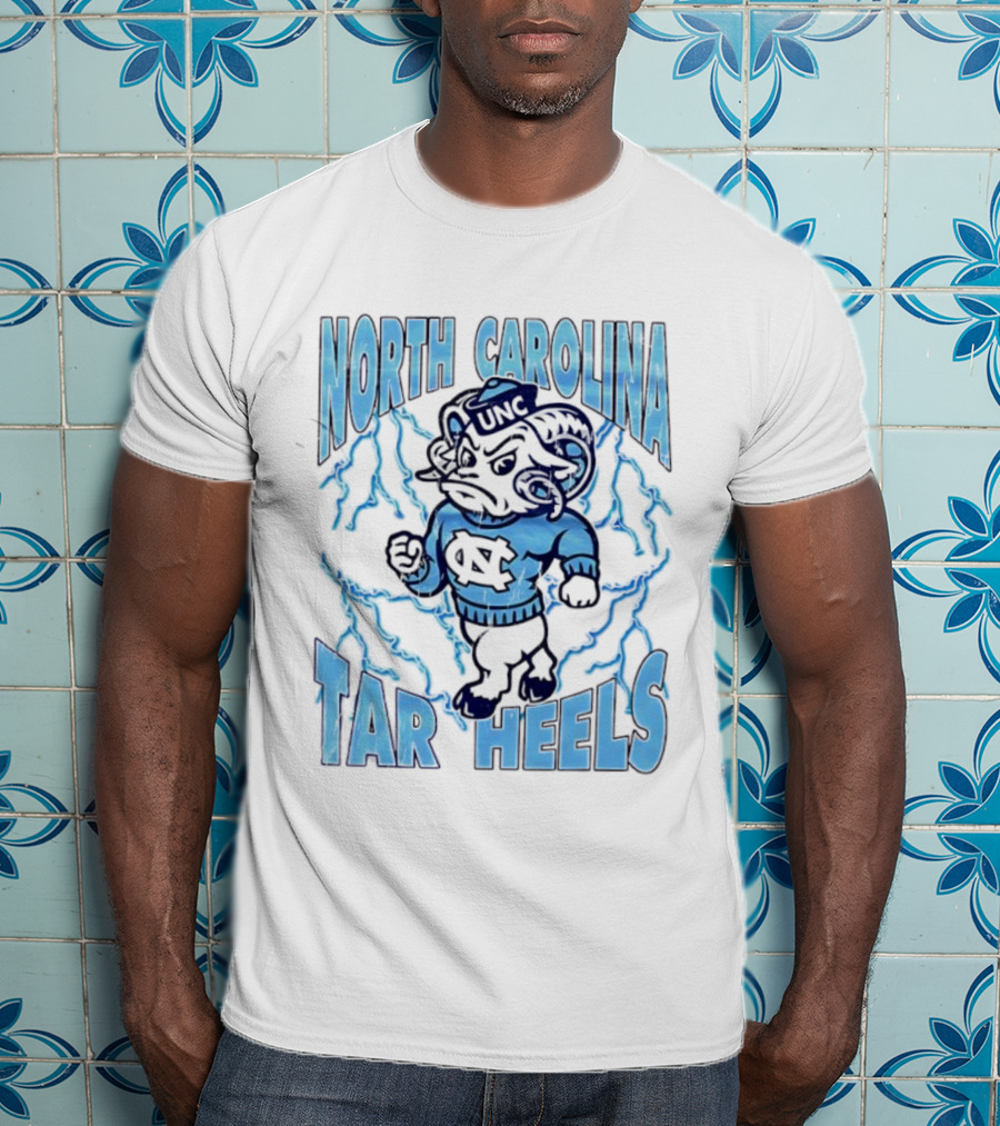 North Carolina Tar Heels Rameses Mascot UNC Logo T-Shirt