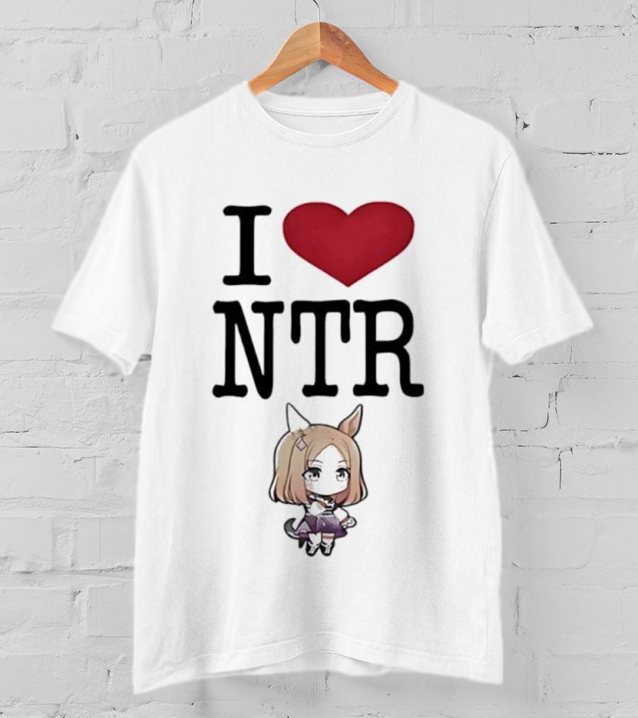 I Love NTR Narita Top Road Pretty Derby Anime Character T-Shirt