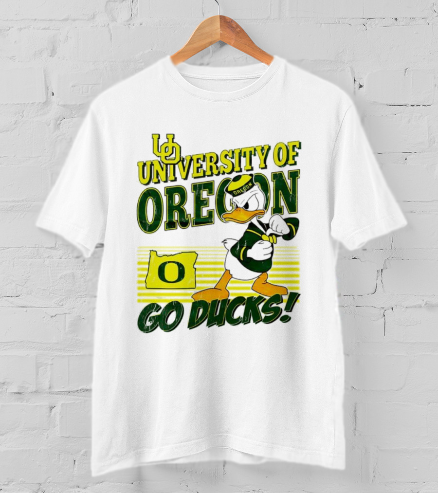 University Of Oregon Donald Duck Go Ducks Mascot T-Shirt