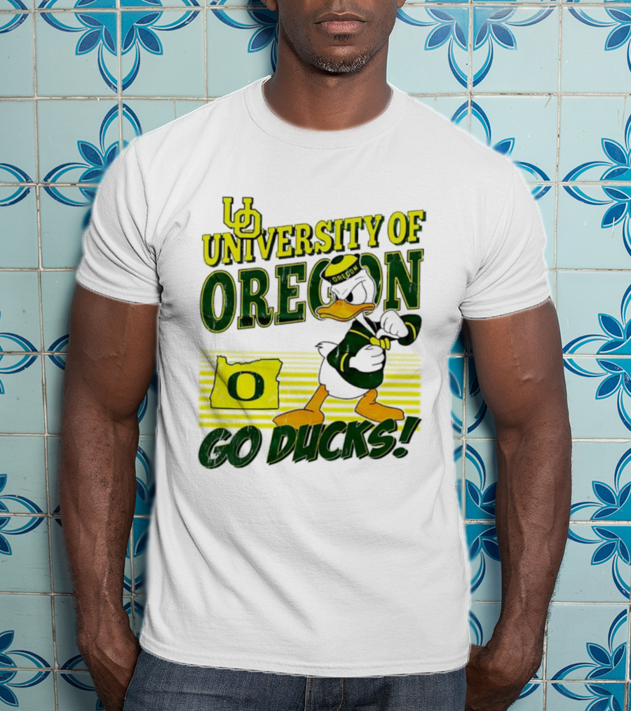 University Of Oregon Donald Duck Go Ducks Mascot T-Shirt