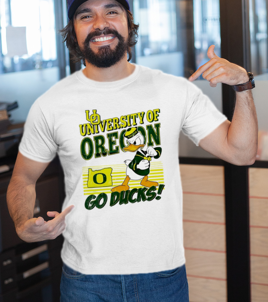 University Of Oregon Donald Duck Go Ducks Mascot T-Shirt