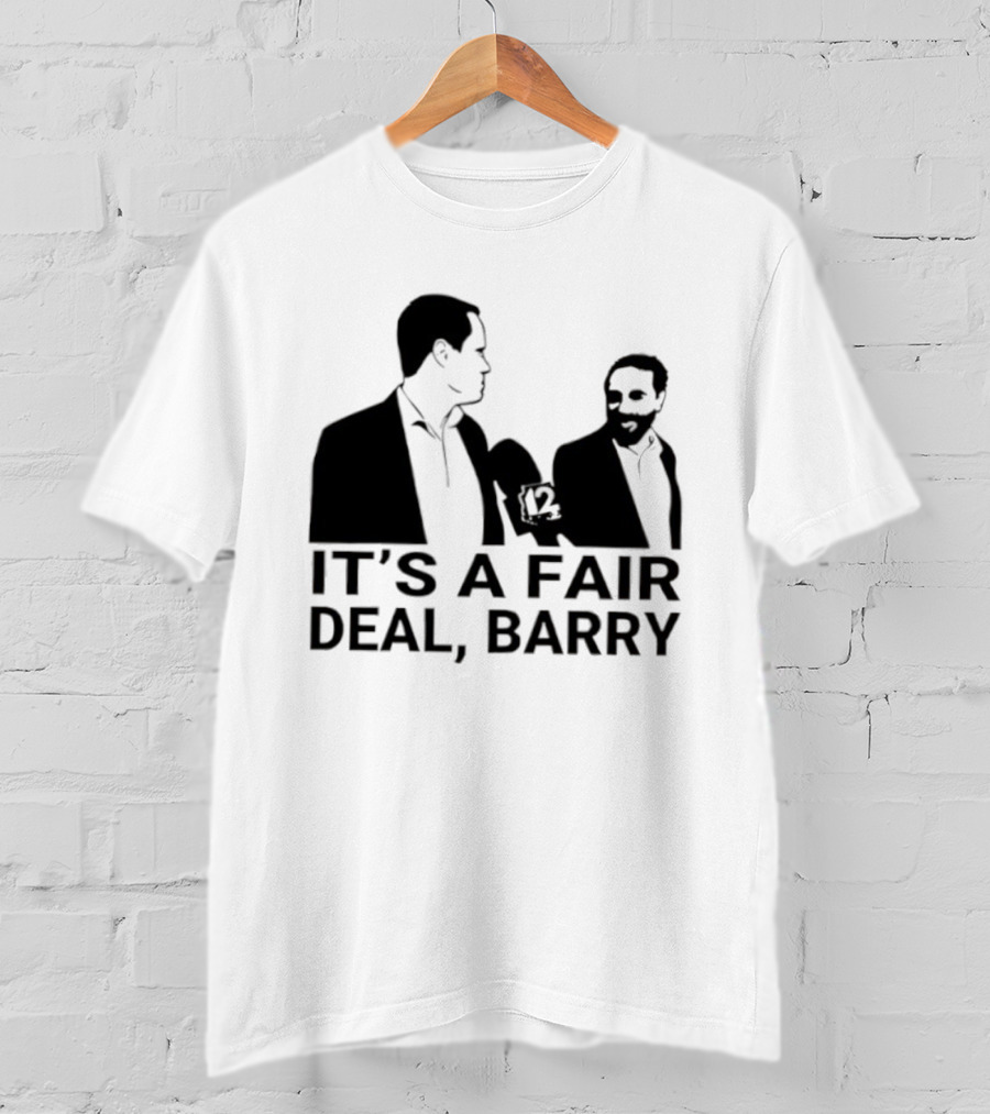 It's A Fair Deal Barry Meme Silhouette Conversation T-Shirt