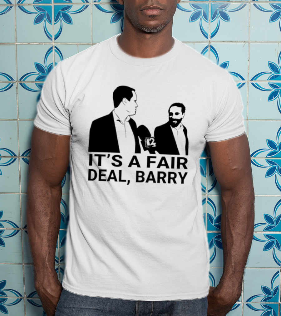 It's A Fair Deal Barry Meme Silhouette Conversation T-Shirt