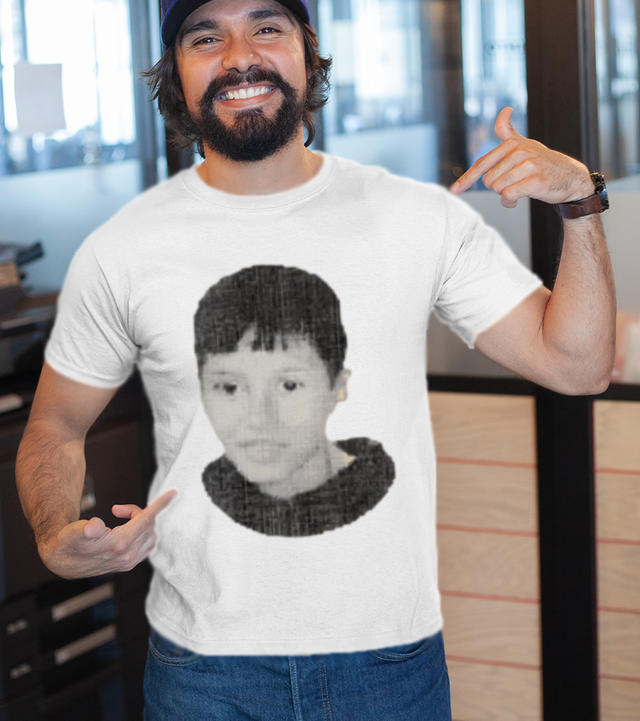 Mini Mamzah Retro Pixelated Portrait T-Shirt