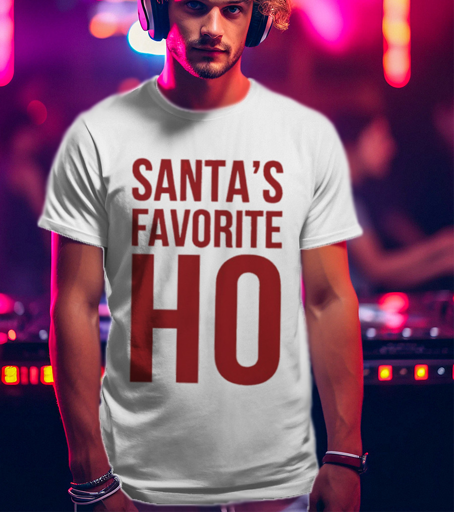 Santa’s Favorite Ho Christmas Humor T-Shirt