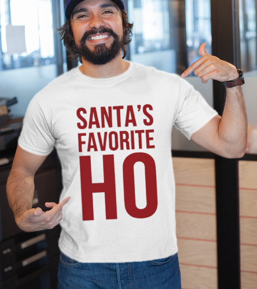 Santa’s Favorite Ho Christmas Humor T-Shirt