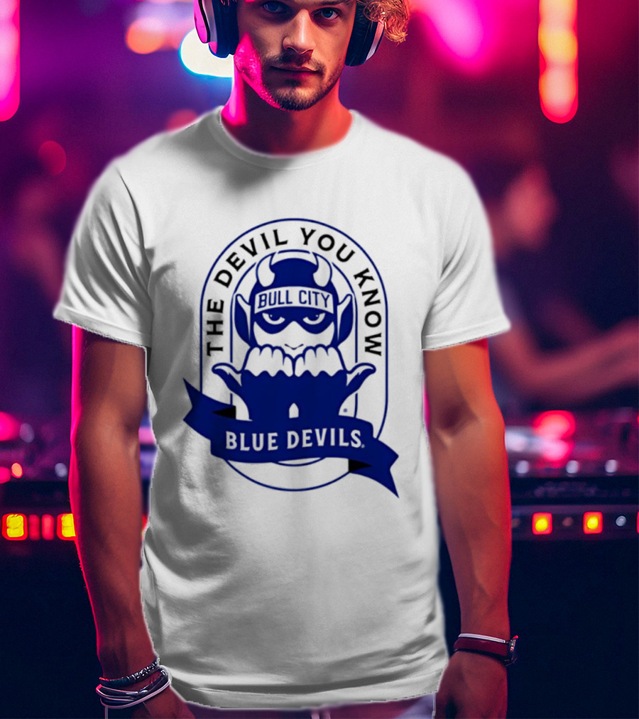 Bull City Blue Devils The Devil You Know T-Shirt