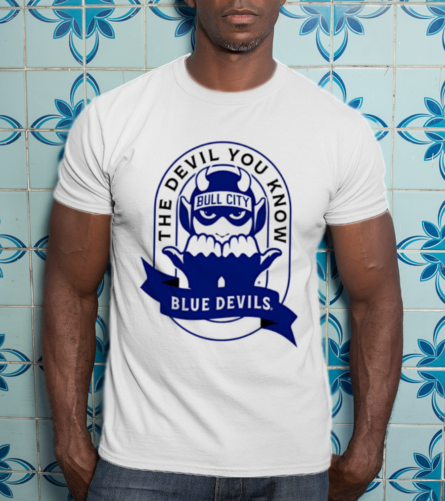 Bull City Blue Devils The Devil You Know T-Shirt