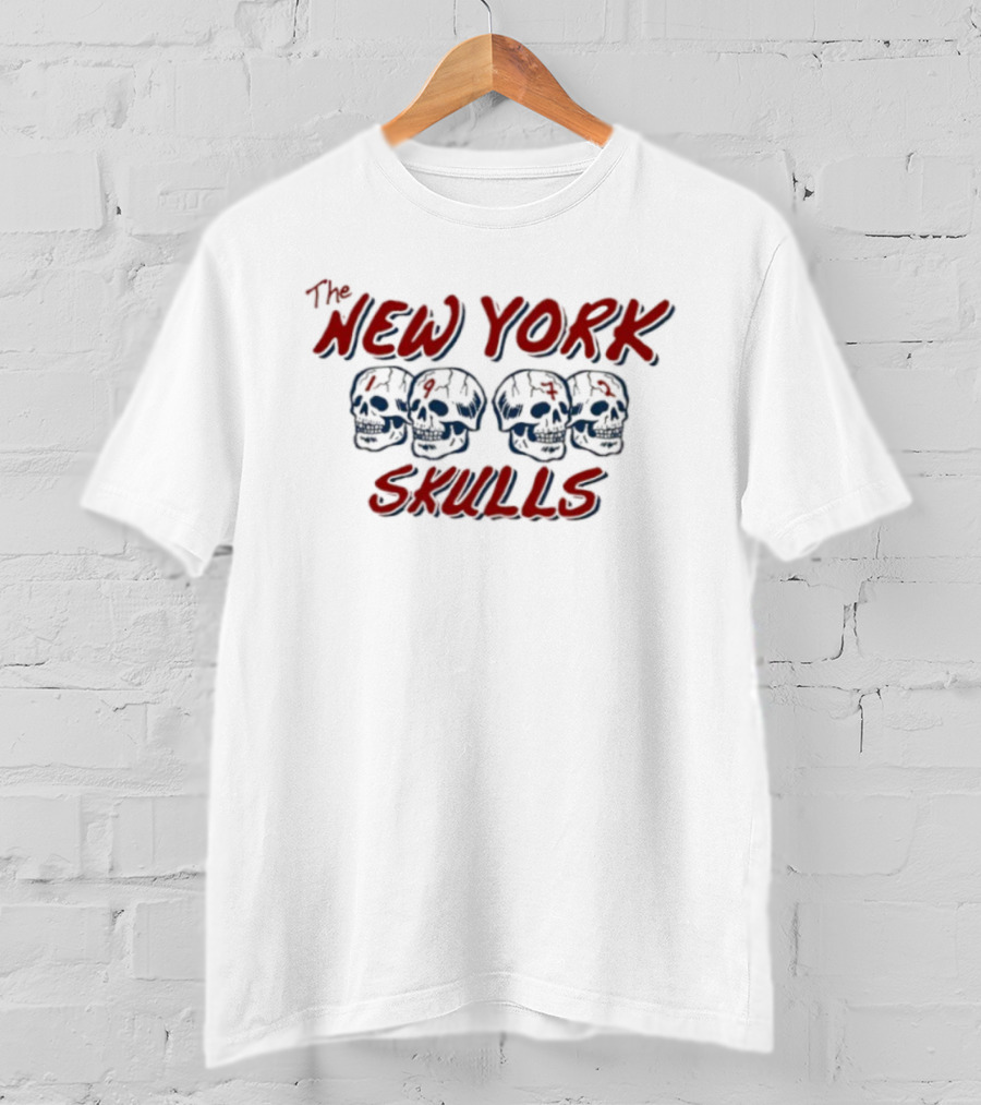 The New York Skulls 1972 Vintage Skull Graphic T-Shirt