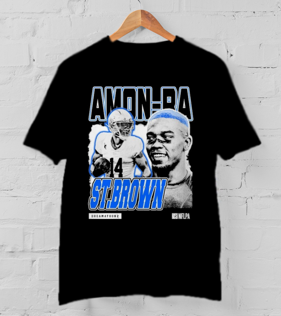 Amon-Ra St. Brown Dreamathon 14 Football Aesthetic T-Shirt