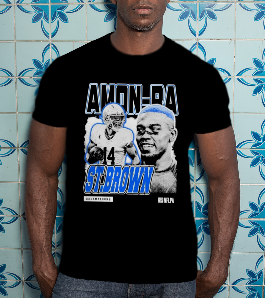 Amon-Ra St. Brown Dreamathon 14 Football Aesthetic T-Shirt