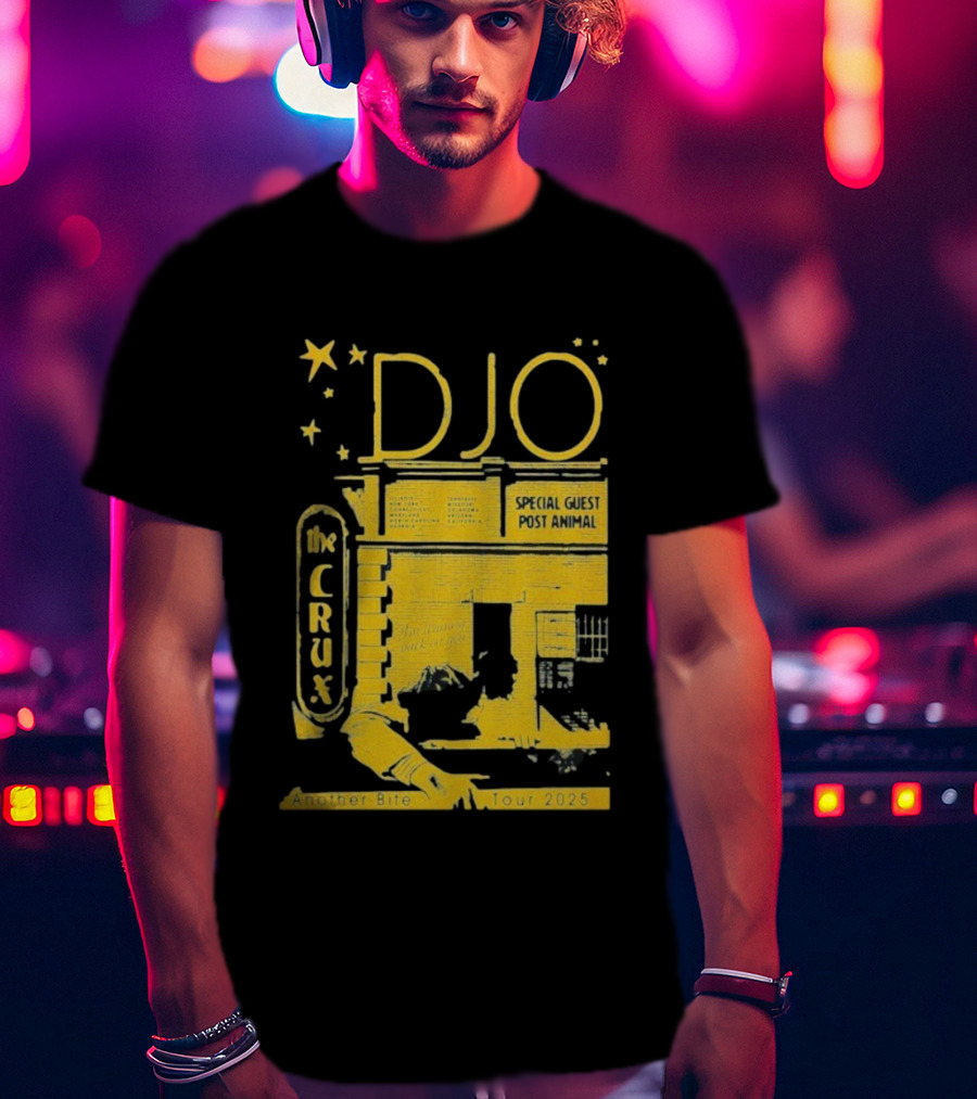 Djo Another Bite Tour 2025 The Crux Special Guest Post Animal T-Shirt