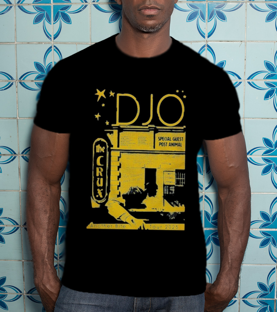 Djo Another Bite Tour 2025 The Crux Special Guest Post Animal T-Shirt