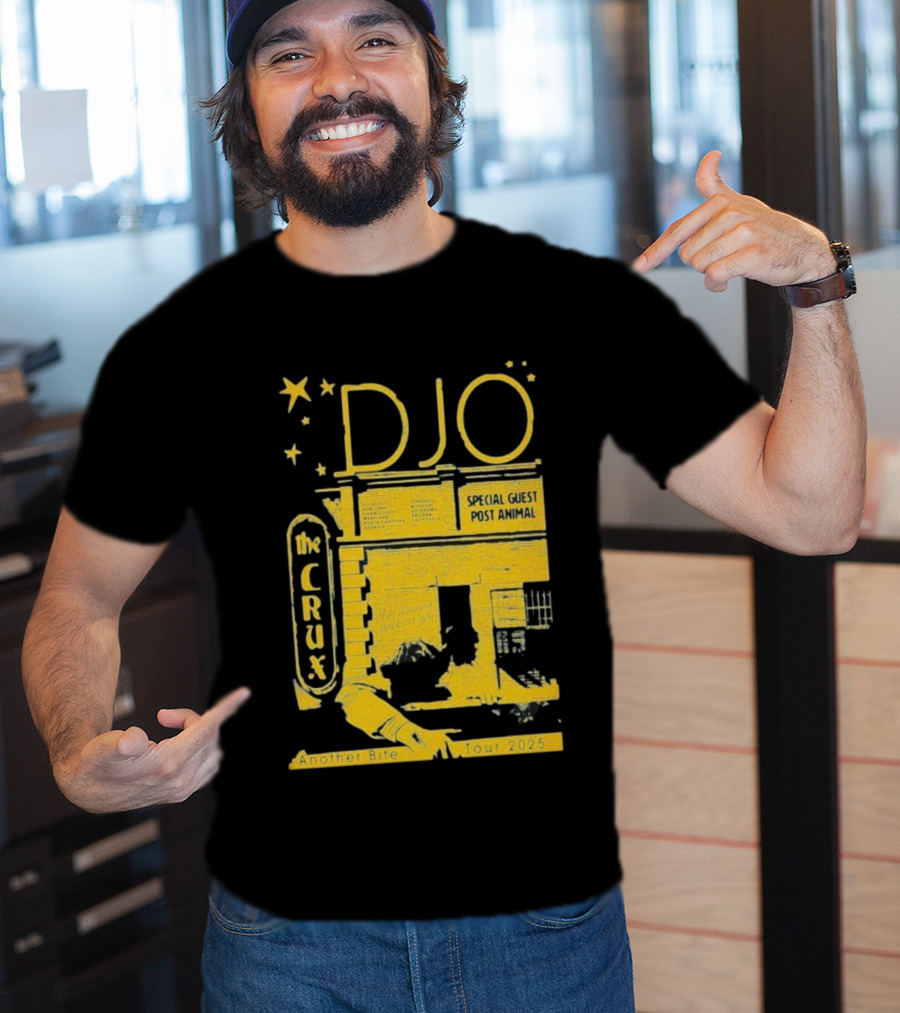 Djo Another Bite Tour 2025 The Crux Special Guest Post Animal T-Shirt