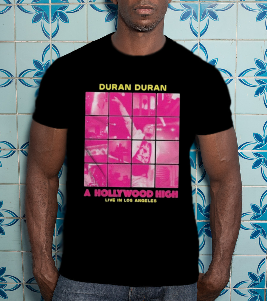 Duran Duran A Hollywood High Live In Los Angeles Concert Montage T-Shirt