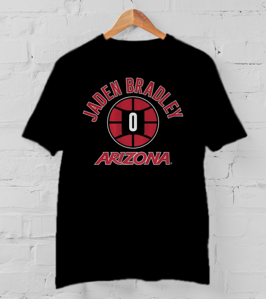 Jaden Bradley Arizona Wildcats Basketball 0 T-Shirt