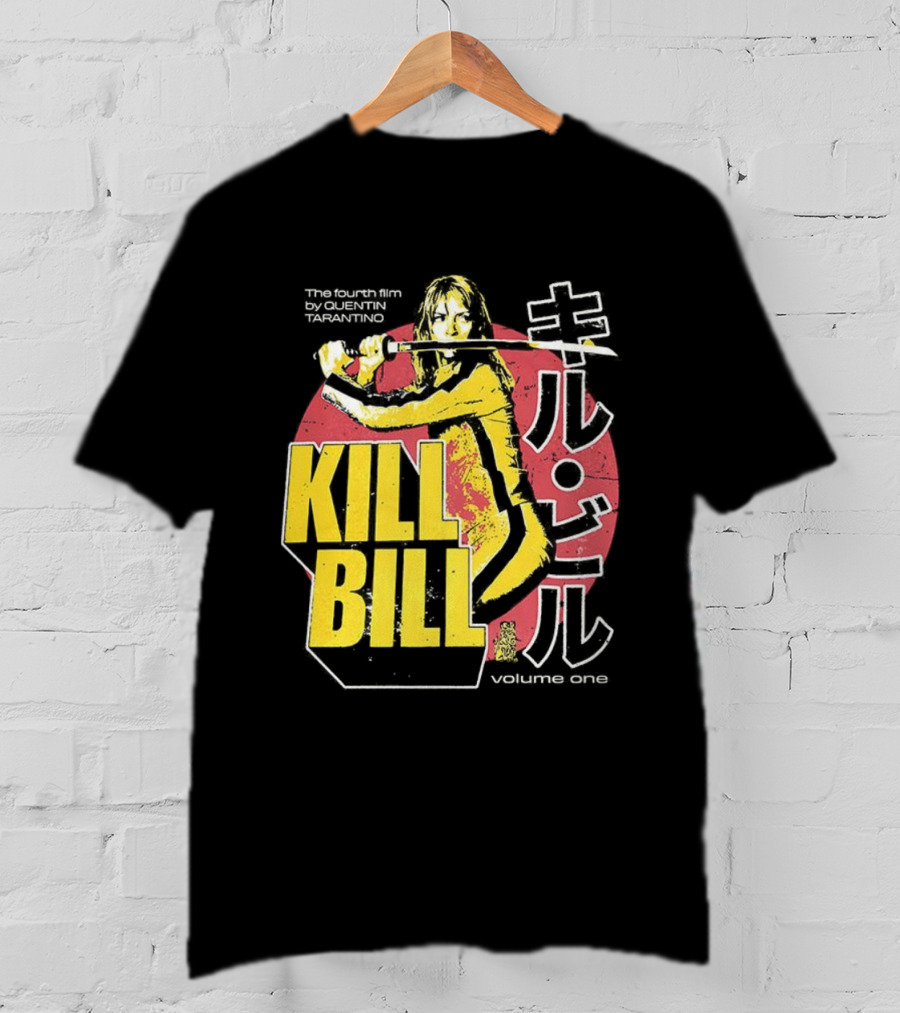 Kill Bill Volume One The Fourth Film By Quentin Tarantino Retro Japanese Style T-Shirt