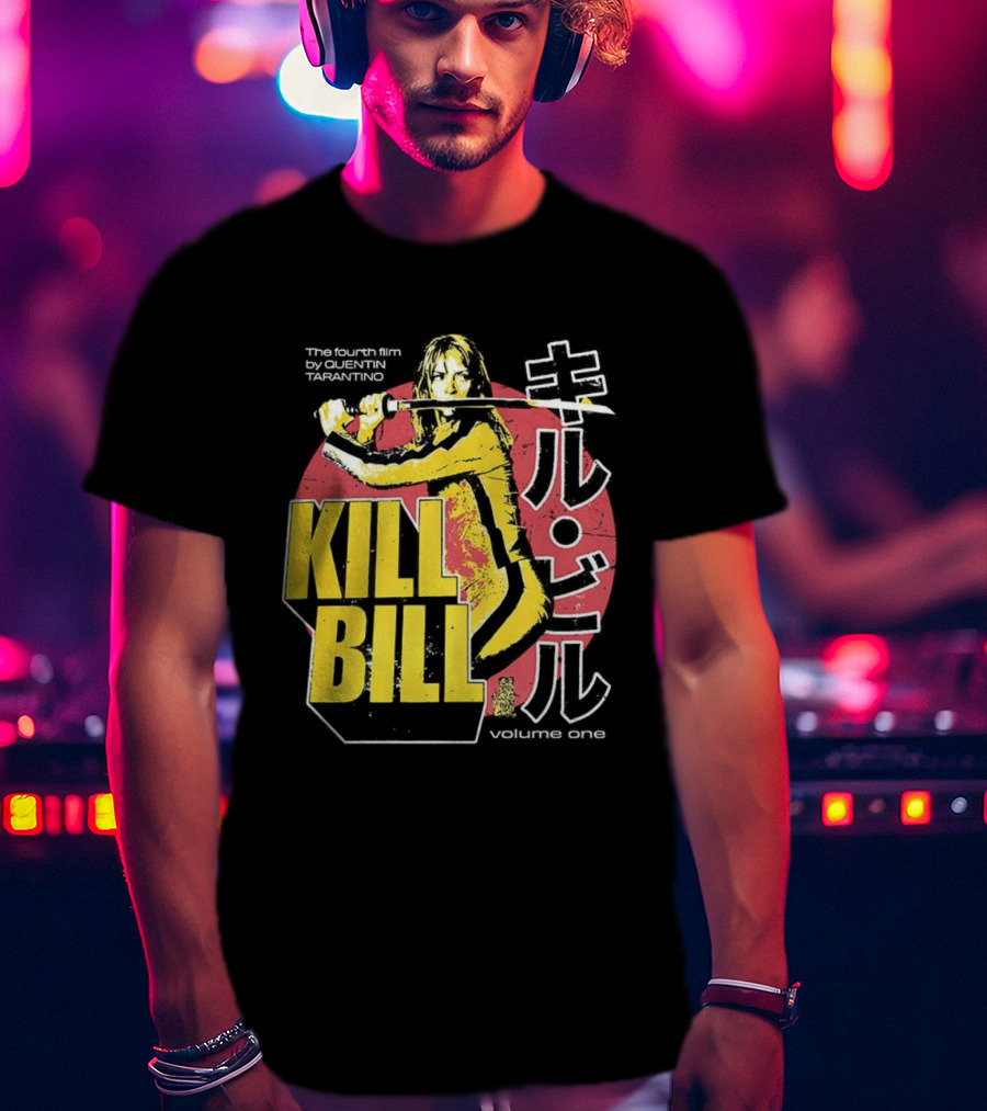 Kill Bill Volume One The Fourth Film By Quentin Tarantino Retro Japanese Style T-Shirt