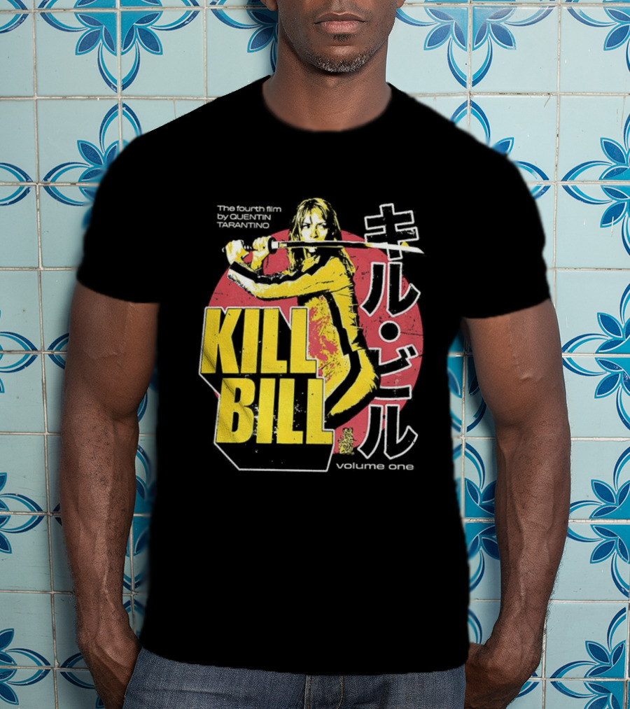 Kill Bill Volume One The Fourth Film By Quentin Tarantino Retro Japanese Style T-Shirt