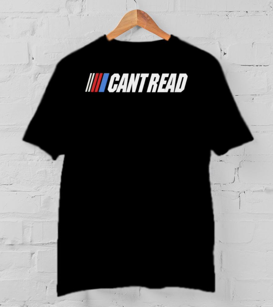 Mansfield Speedway NASCAR Can't Read 57 Club Racing Stripe T-Shirt