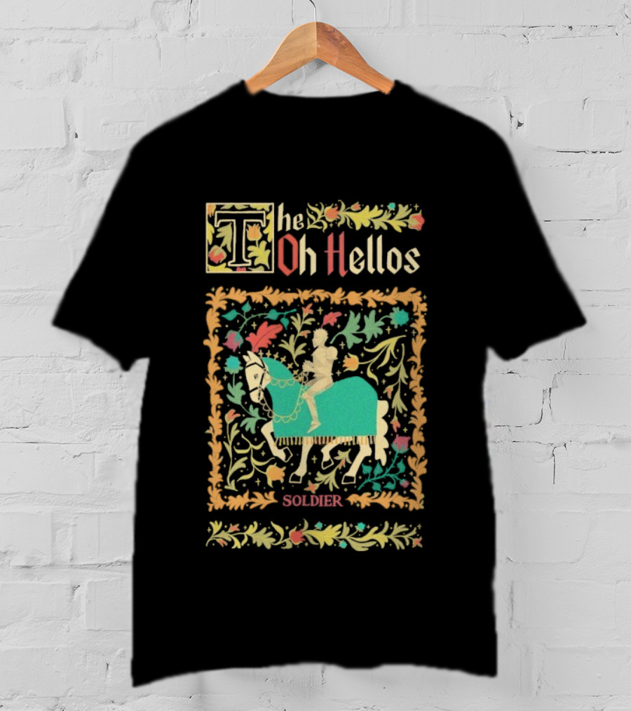 The Oh Hellos Soldier Floral Horse Rider T-Shirt