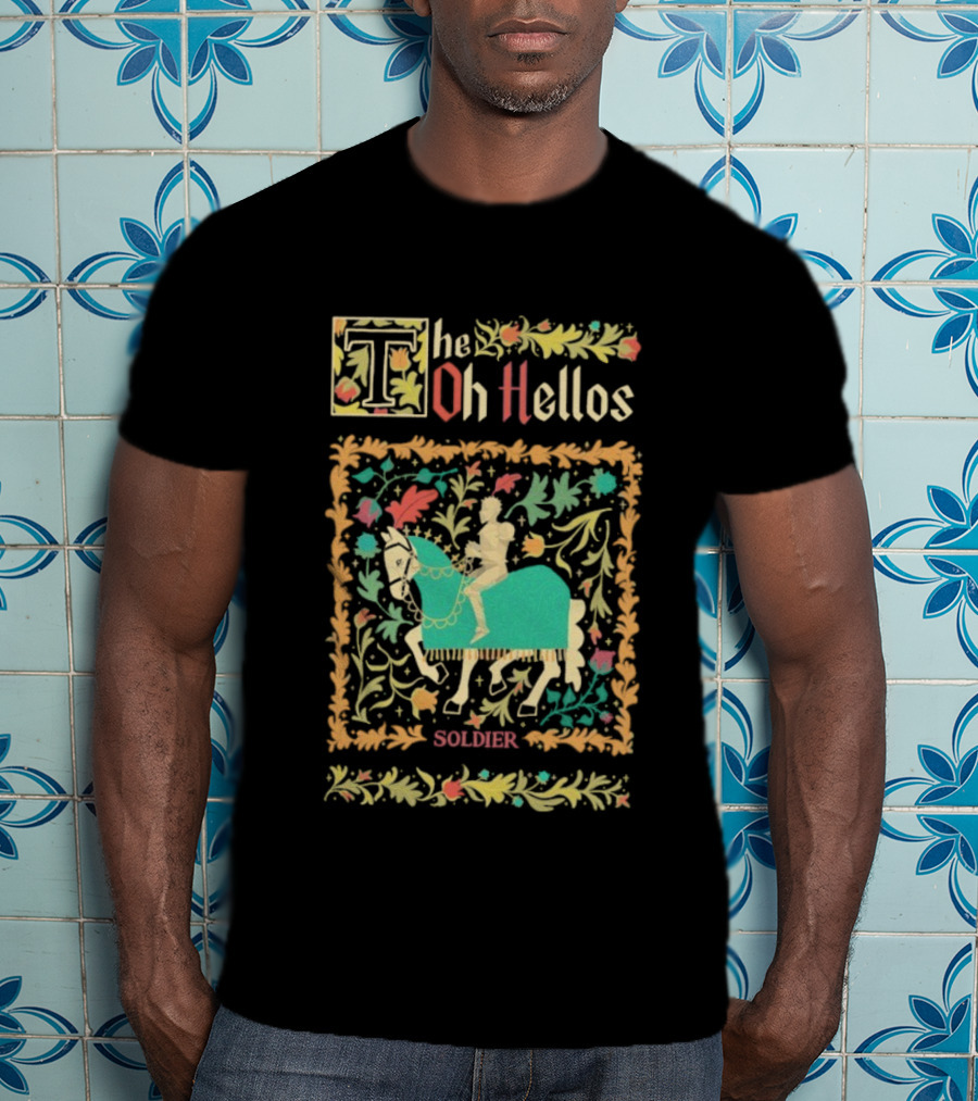 The Oh Hellos Soldier Floral Horse Rider T-Shirt