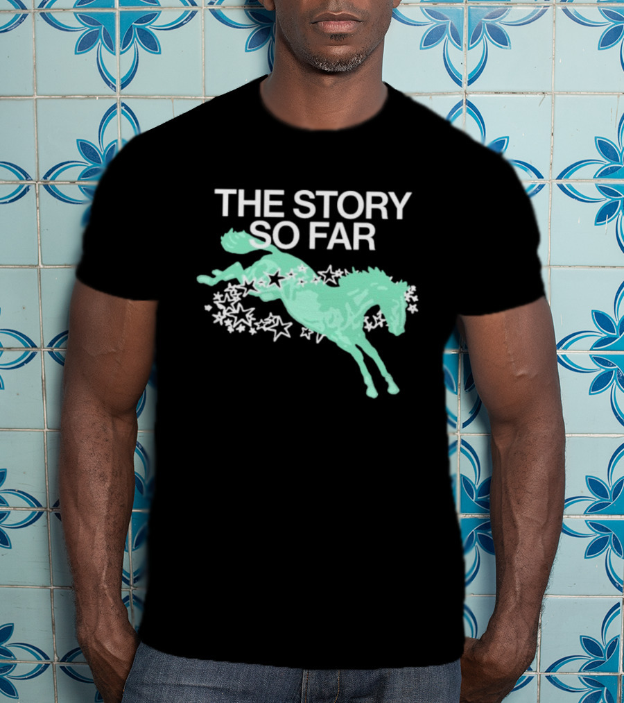 The Story So Far Stallion Horse Stars Jumping Design T-Shirt