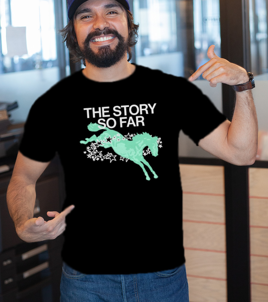The Story So Far Stallion Horse Stars Jumping Design T-Shirt