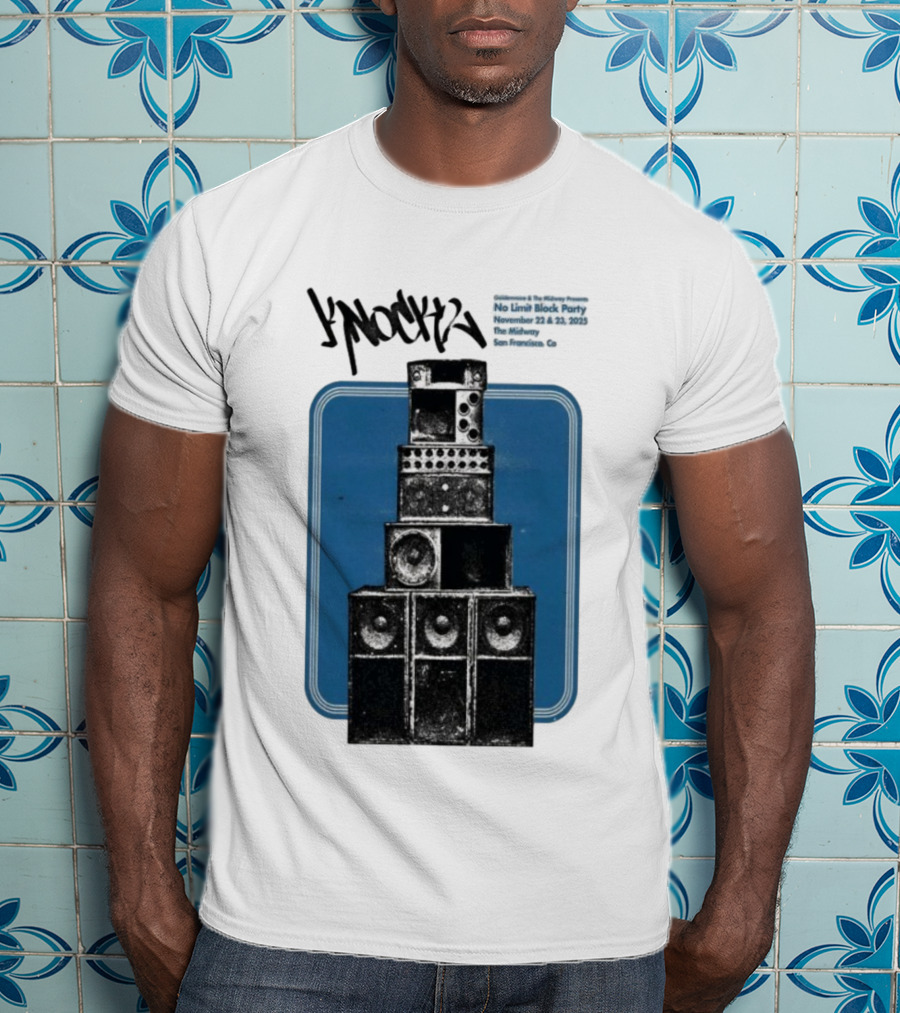 Knock2 No Limit Block Party November 22-23 2025 The Midway San Francisco CA T-Shirt