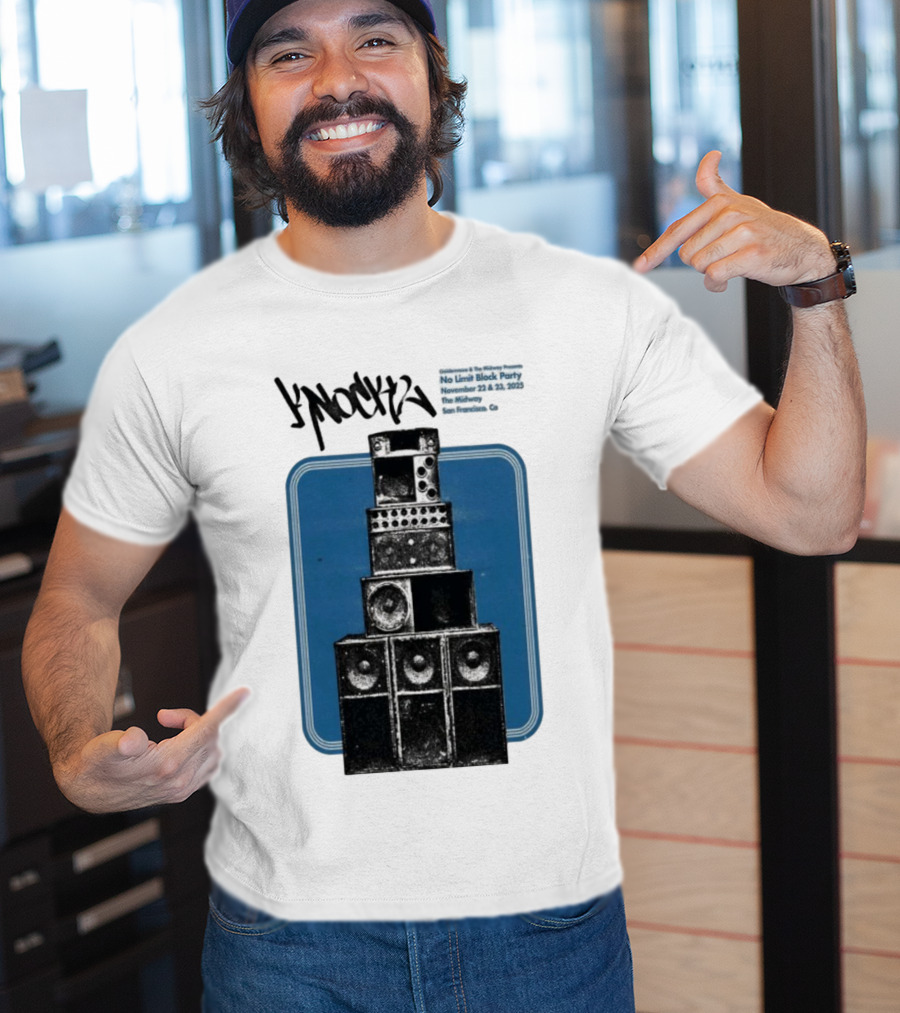 Knock2 No Limit Block Party November 22-23 2025 The Midway San Francisco CA T-Shirt