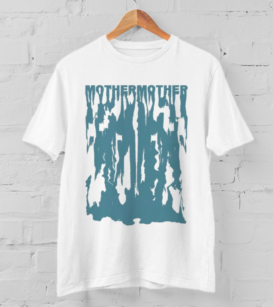 Mother Mother Drip Melting Text Style T-Shirt