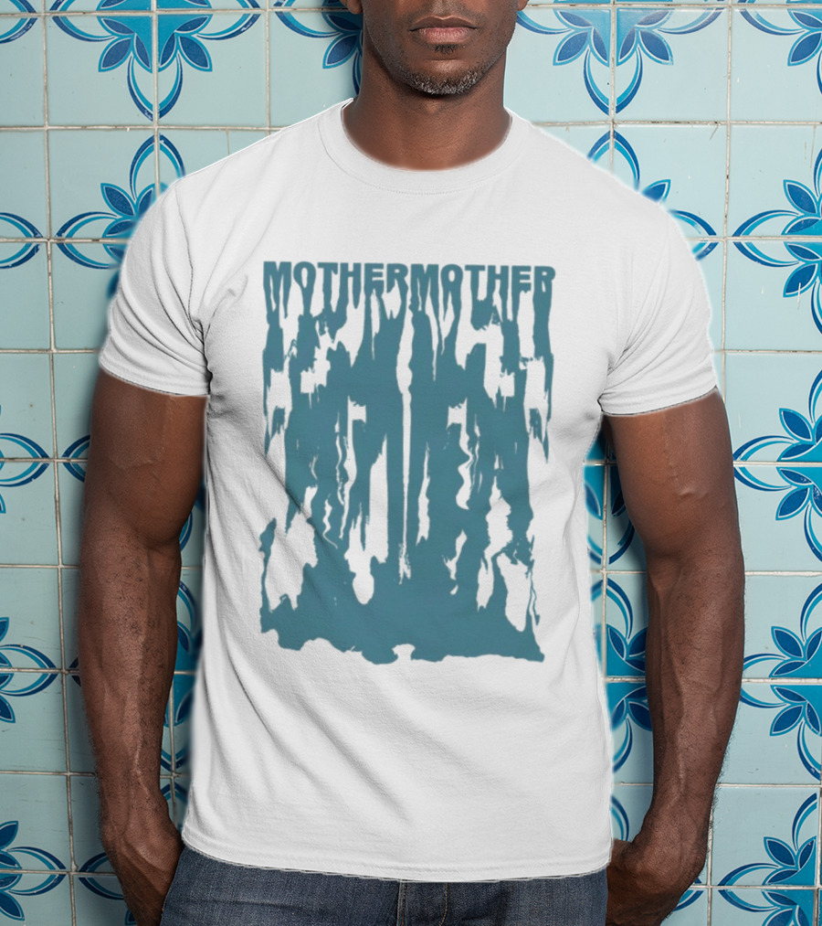 Mother Mother Drip Melting Text Style T-Shirt