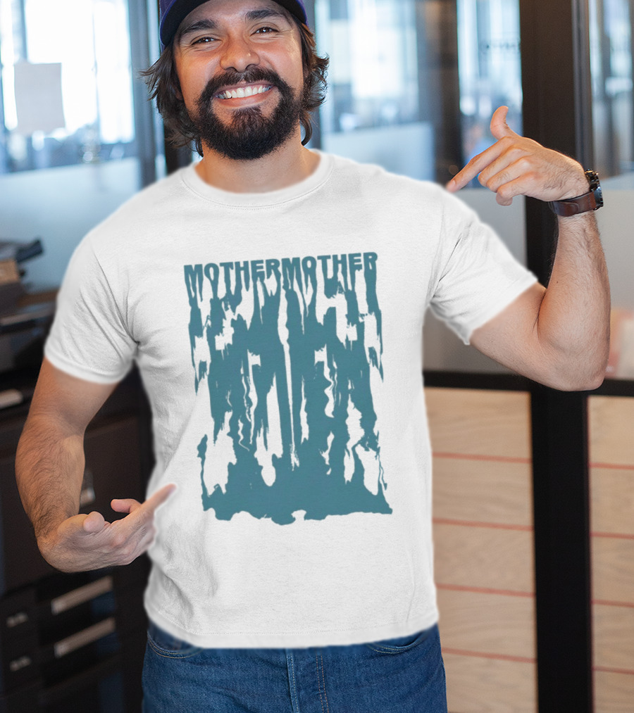 Mother Mother Drip Melting Text Style T-Shirt