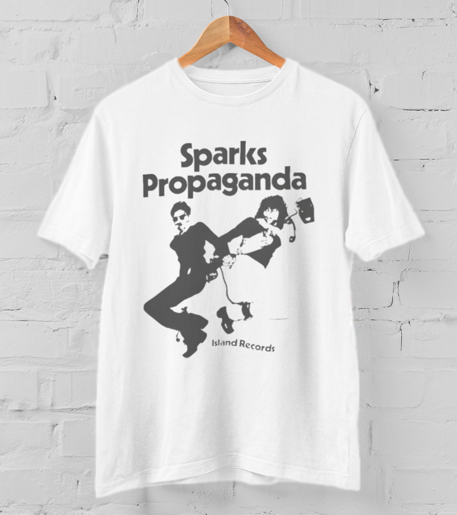 Sparks Propaganda Island Records Winona Ryder T-Shirt