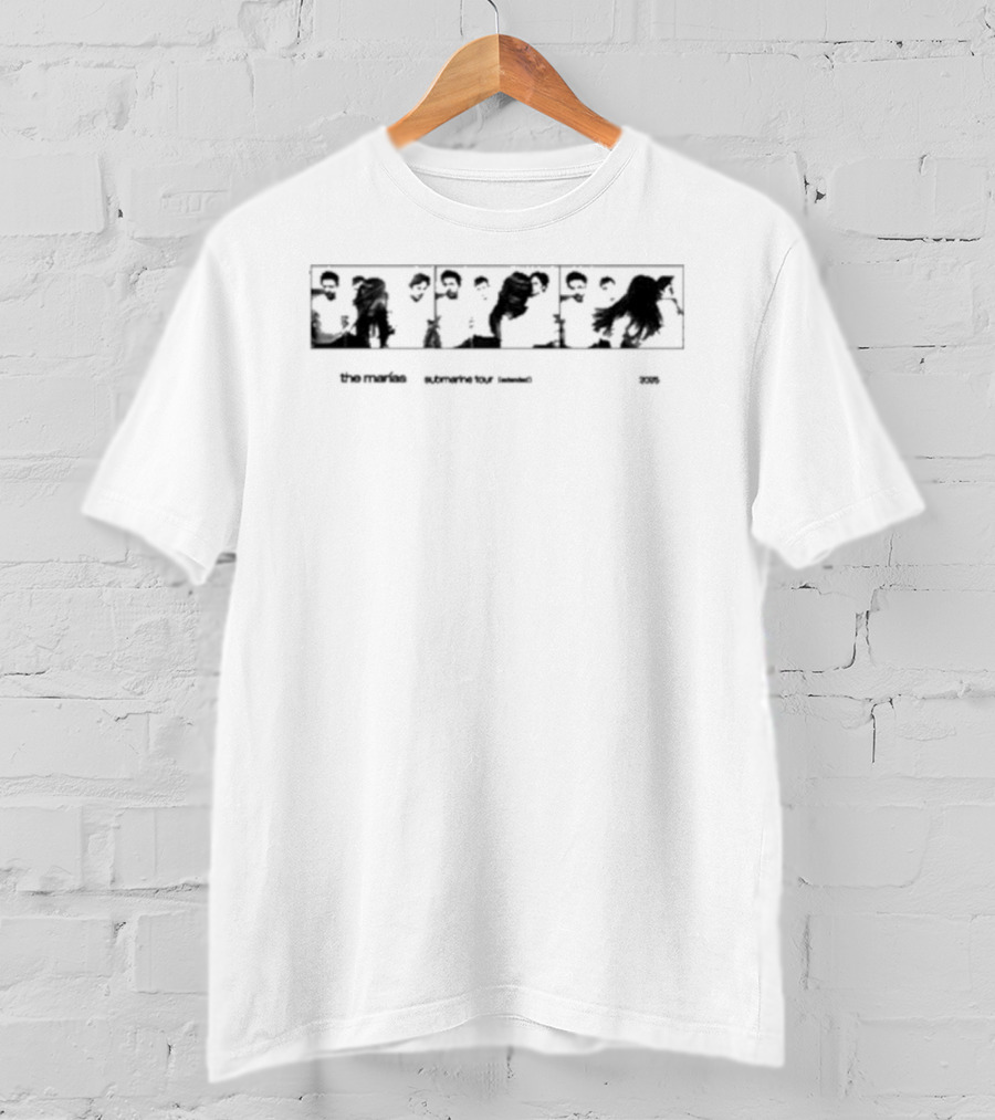 The Marias Submarine Tour 2025 Stay Dreaming Club Yesterday Tomorrow T-Shirt