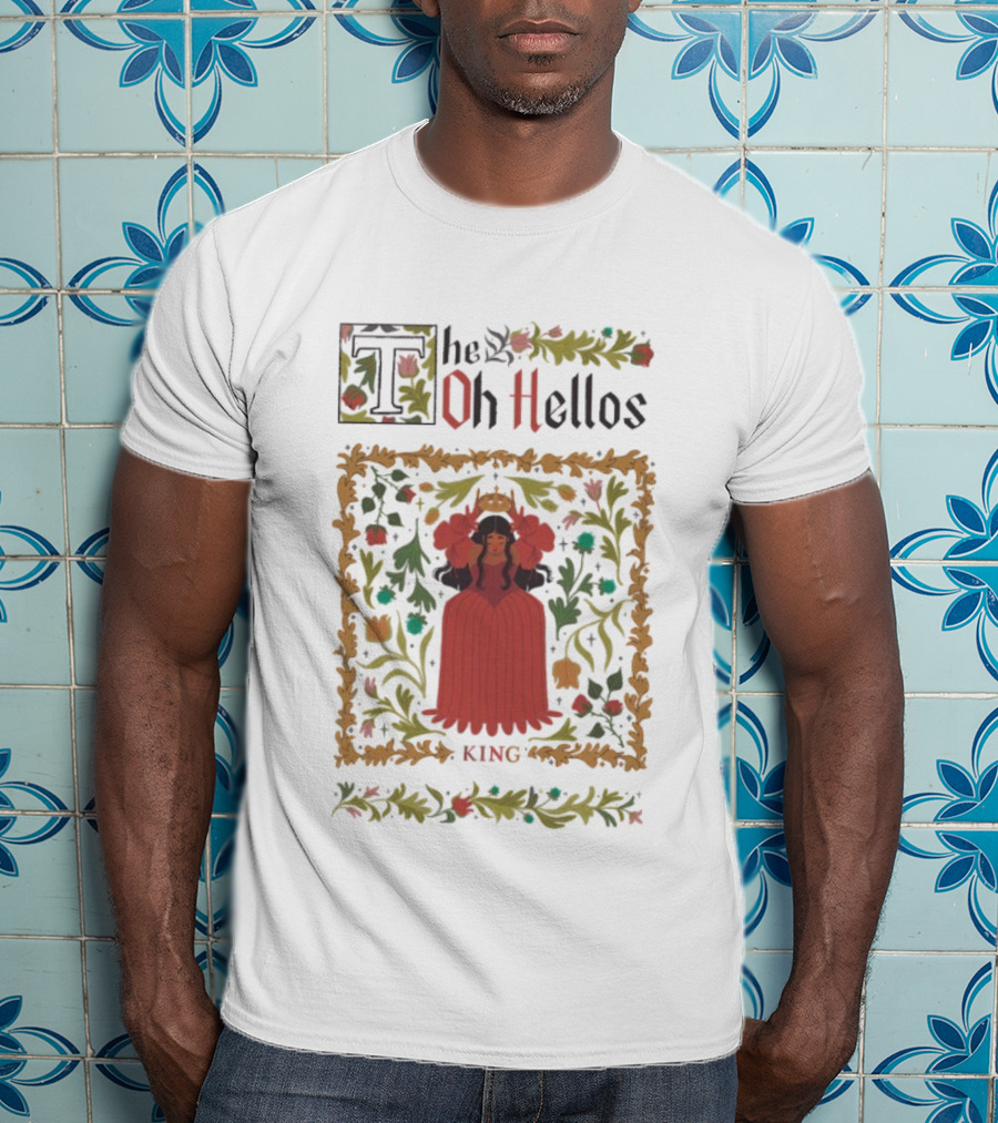 The Oh Hellos King Floral Artwork Print T-Shirt