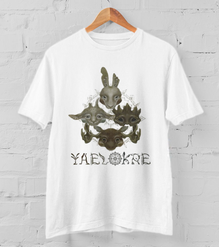 Yaelokre The Lark Rabbitology Fantasy Creature Circle T-Shirt
