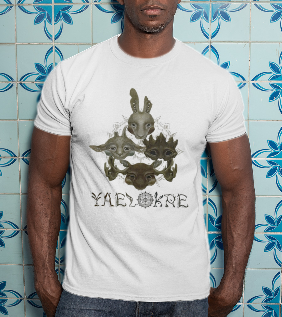 Yaelokre The Lark Rabbitology Fantasy Creature Circle T-Shirt