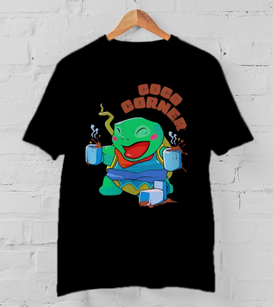Coco Corner Pokémon Character Coffee Lovers Vibrant Design T-Shirt