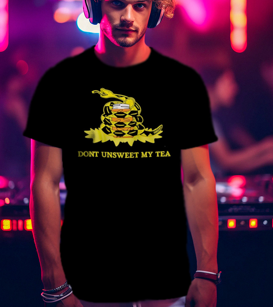 Don’t Unsweet My Tea Gadsden Flag Snake With Lemon And Orange Slices T-Shirt