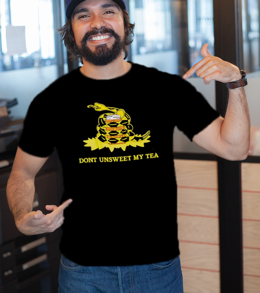 Don’t Unsweet My Tea Gadsden Flag Snake With Lemon And Orange Slices T-Shirt
