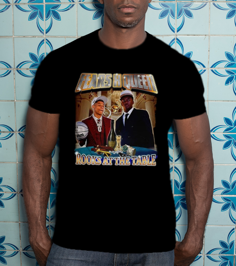 Fears X Queen Rooks At The Table Basketball And Luxury Elements T-Shirt