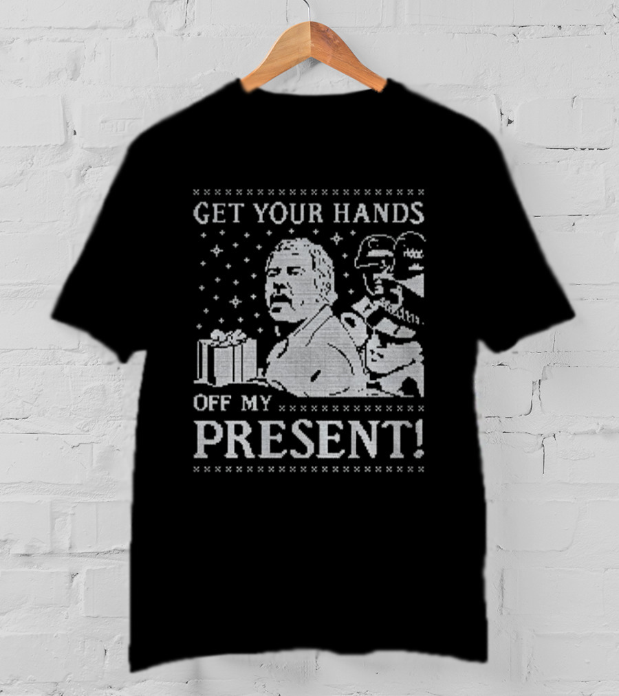 Get Your Hands Off My Present Xmas Funny Stormtrooper Christmas Sweater T-Shirt