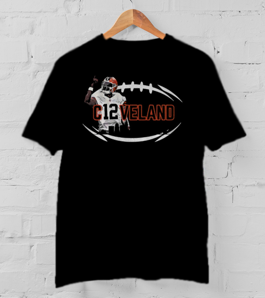 Shedeur Sanders Dawg Pound C12veland Football Icon Celebrating Cleveland Spirit T-Shirt