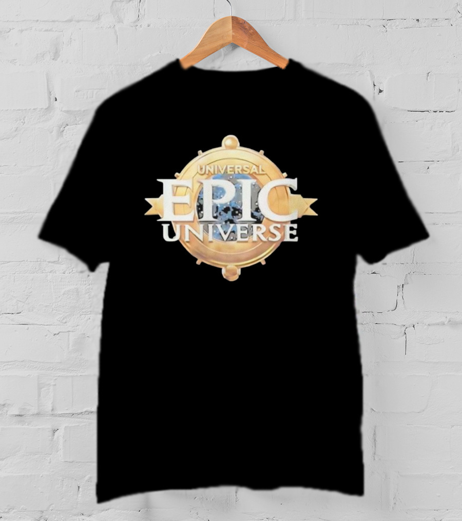 Universal Epic Universe Emblem Iconic Symbol T-Shirt