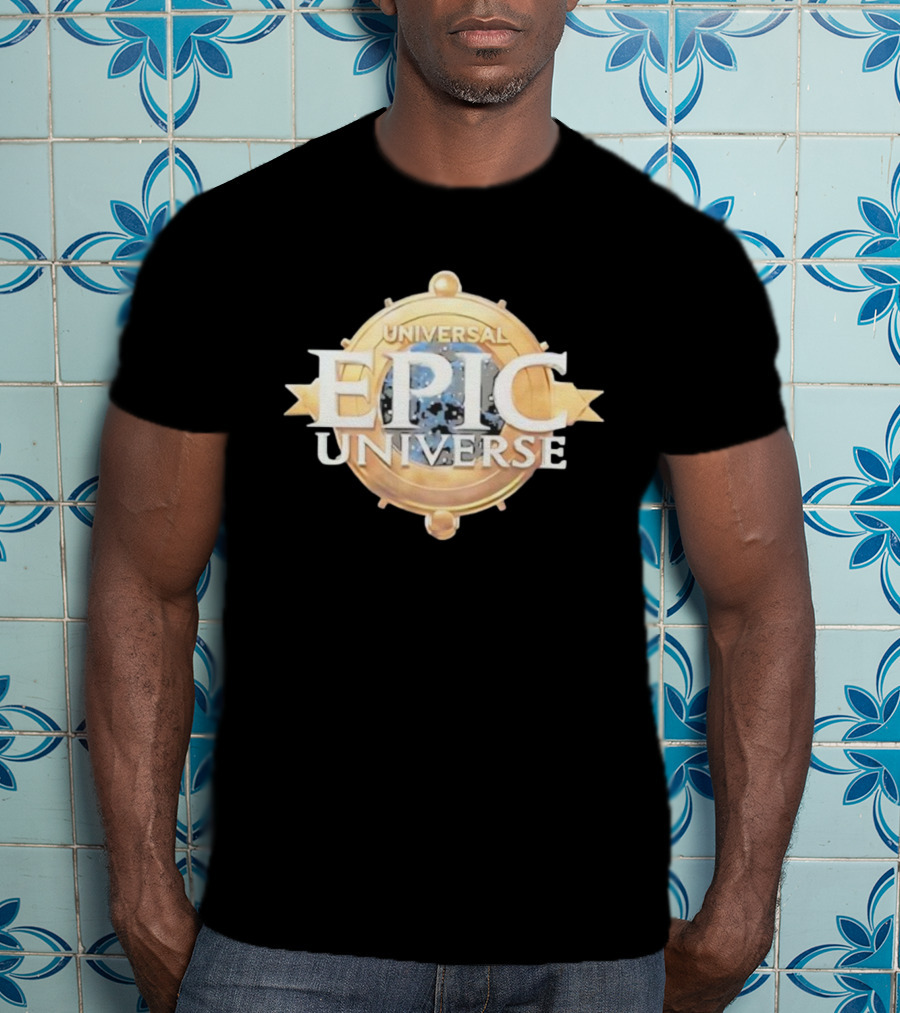 Universal Epic Universe Emblem Iconic Symbol T-Shirt