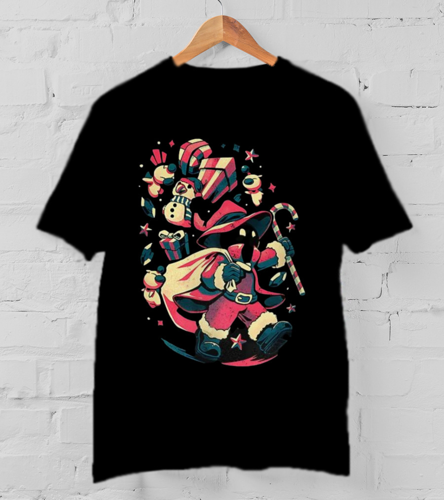 Vivi Ornitier Final Fantasy Jingle Spell Christmas Magic T-Shirt