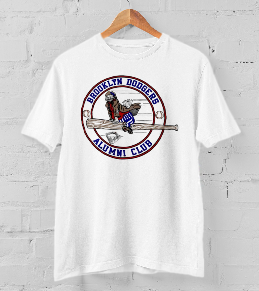 Brooklyn Dodgers Alumni Club Vintage Baseball Batting Icon T-Shirt